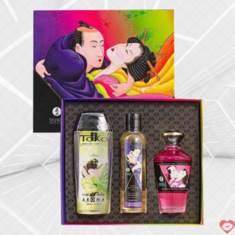 Shunga Fruity Kisses 3 Hương Quả Ngọt Làm Nóng Yêu 