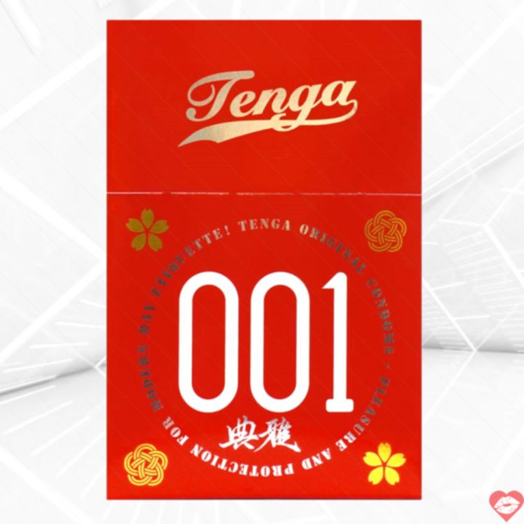 Tenga 001 Bao Cao Su PU 3 Viên Siêu Mỏng