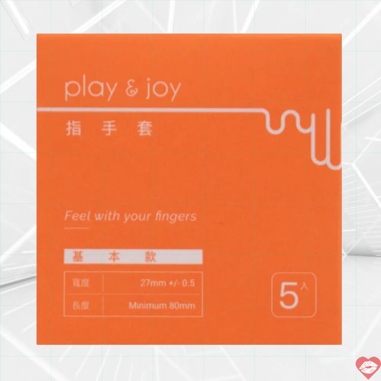Play & Joy Finger Condom 5 Miếng G Massage G-spot