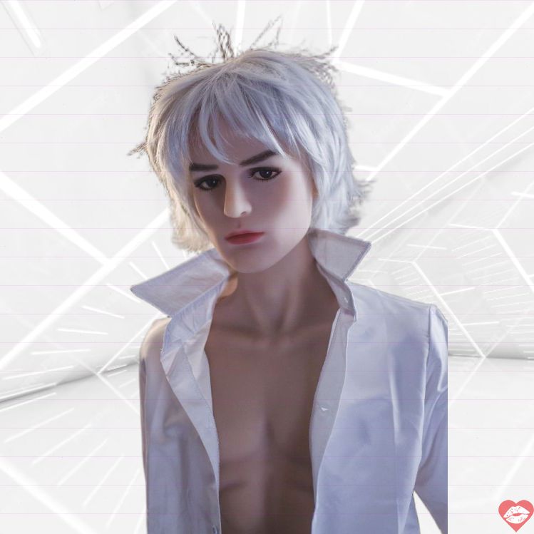 Kyle Wolf TPE 160cm trắng mỏng cơ thể thao gợi cảm 