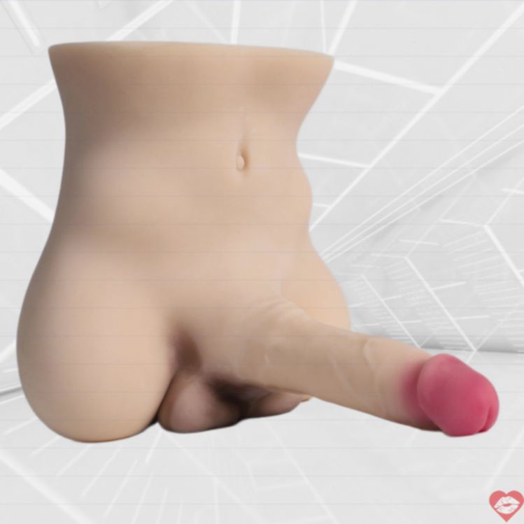 Torso Nam Doll Anus Penis Nhẹ Siêu Thật 