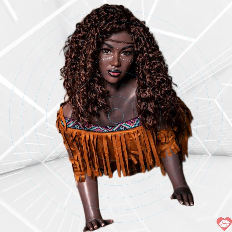 Starpery Takiyah Sex Doll Đen 172cm E-Cup Mềm Mịn Quyến Rũ 
