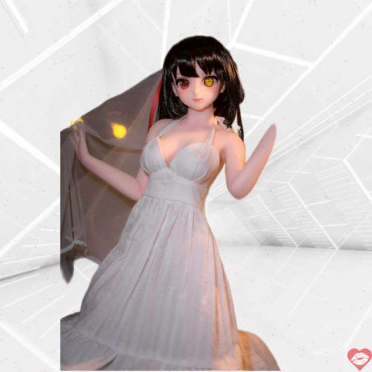 Kurumi 60cm silicone loli anime siêu mềm thực 