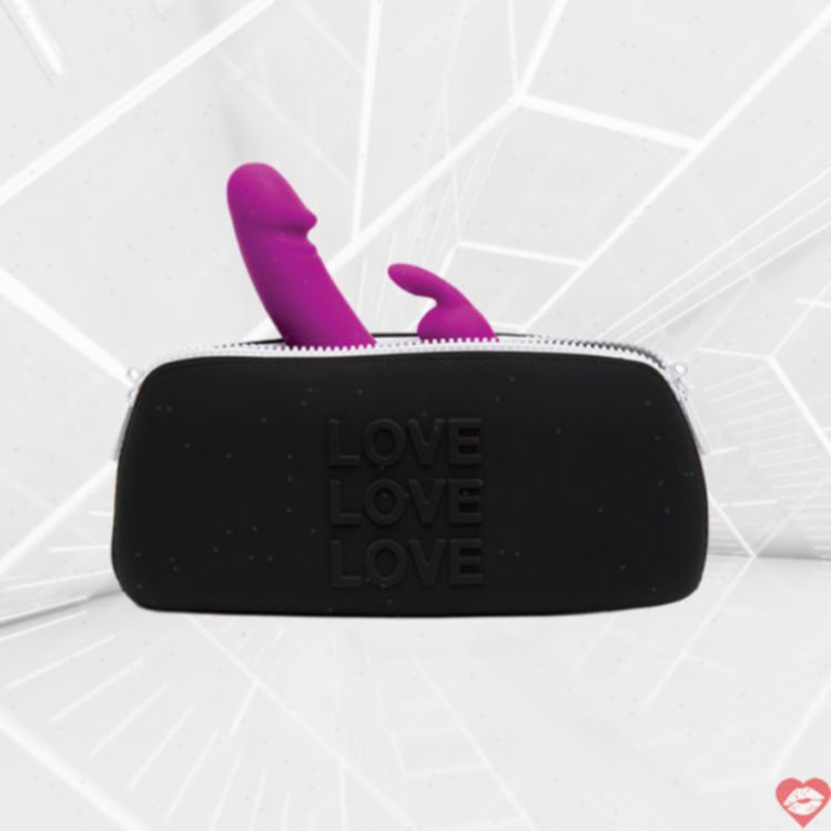 Túi Silicone Love Medium Giữ Đồ Chơi Sạch Kín Đáo 