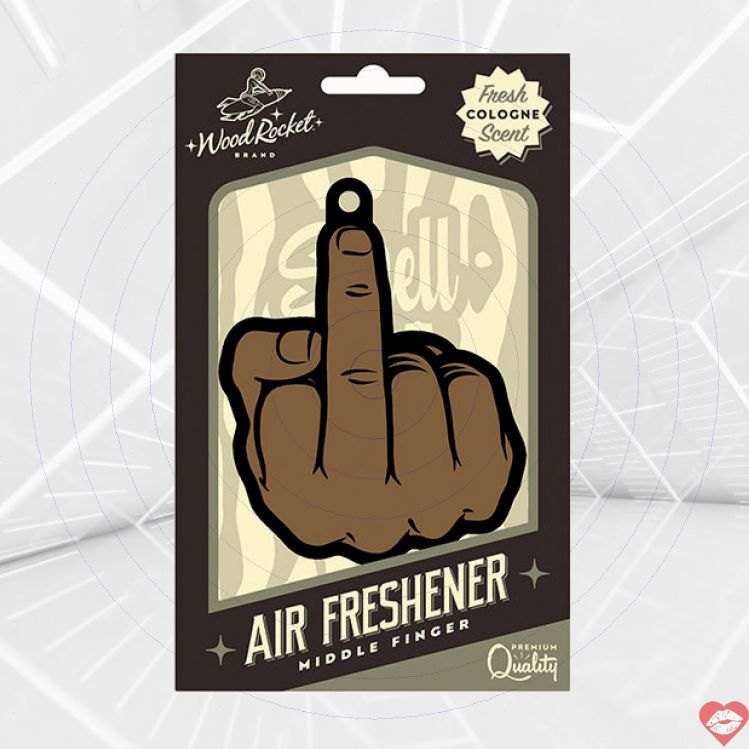 Wood Rocket Middle Finger Spray Nâu Khử Mùi Cá Tính 