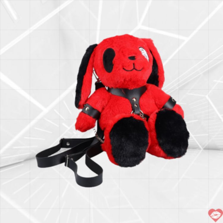 Bunny Backpack Mắt Tròn Kink Roleplay Dễ Thương 