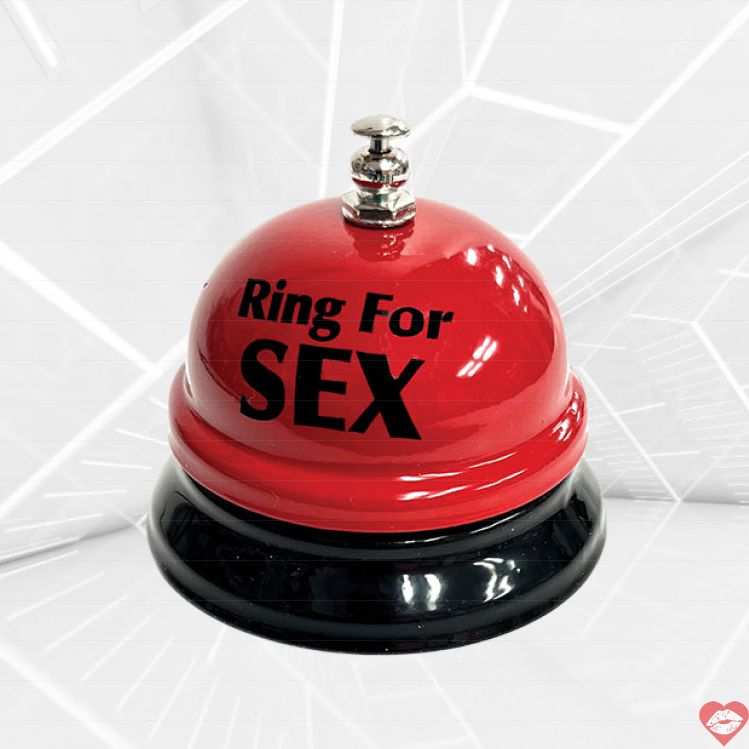 Chuông sex desk Ring the Bell đỏ tín hiệu vui nhộn 