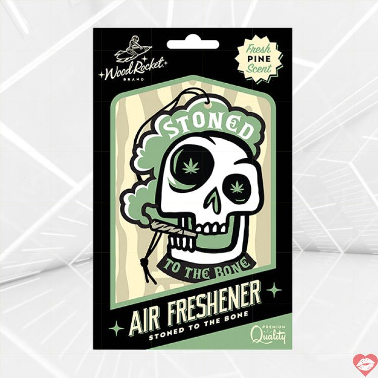 Wood Rocket Skull Air Freshener Hương Thông Tươi Mát 
