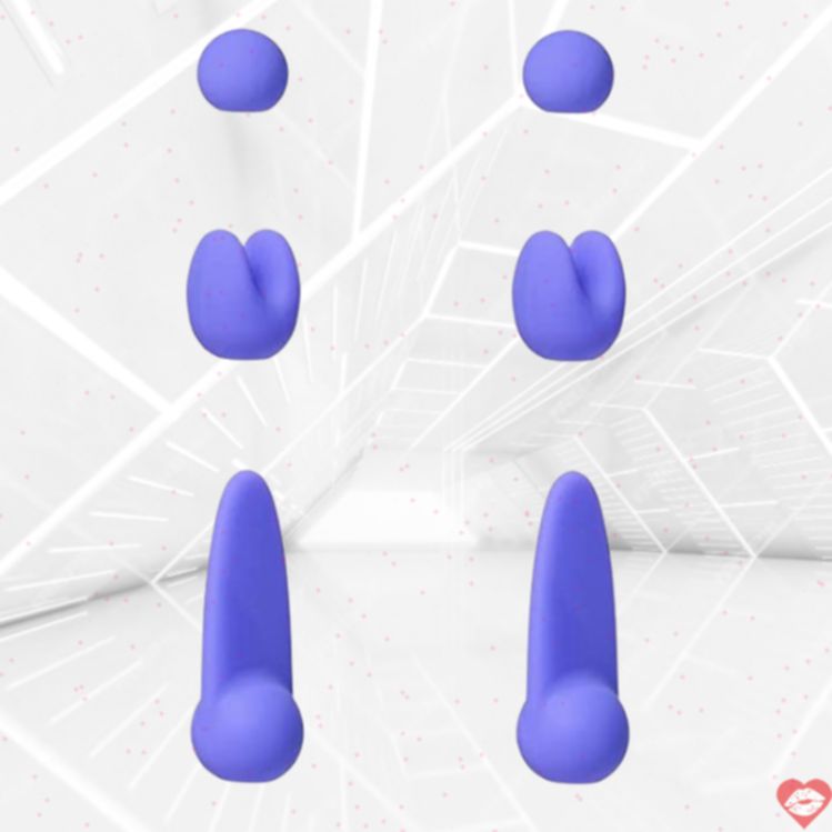 Lovense Hyphy Phụ Kiện Đầu Rung Đôi 2 Bộ