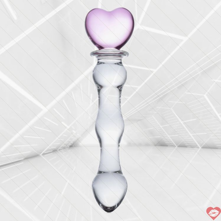 Thủy Tinh Glas Sweetheart 20cm Tim Hồng Đẹp Mê Ou Tuyệt Đối 