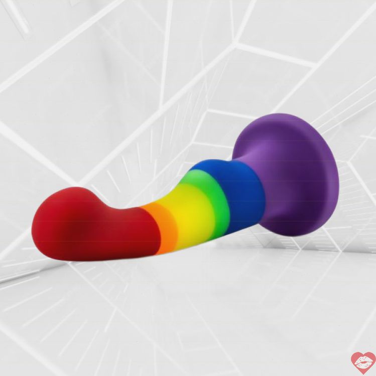Blush Pride P1 Dildo Cầu Vồng Hãm Tự Do Khoái Lạc 