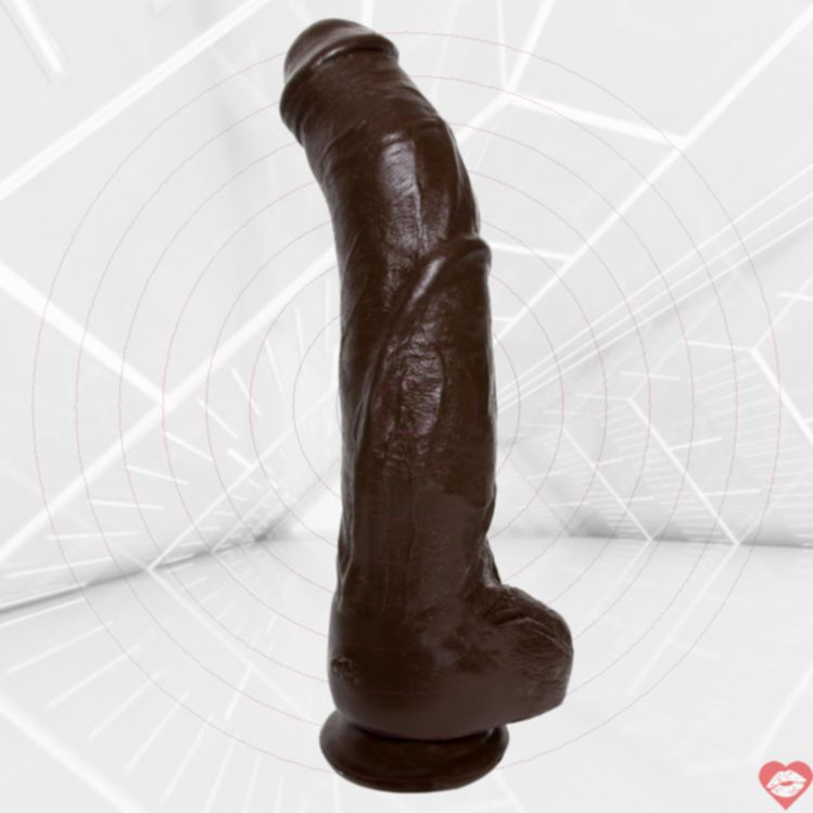 Black Thunder dildo 30cm đen hút chân không siêu to như thật 