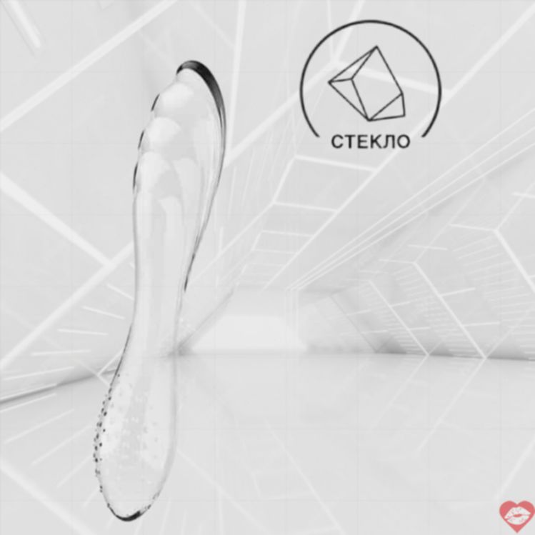 Satisfyer Crystal đôi kính 18.5cm trong suốt lấp lánh