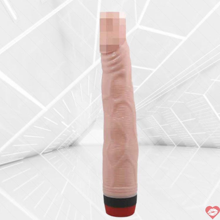 Baile Rockin Dong Dildo Rung 21.5cm Da Thật Nâu Mịn