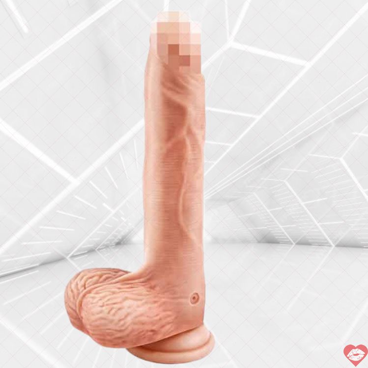 Erocome Aquila Dildo 22.5cm Rung Xoay Nóng Thực 