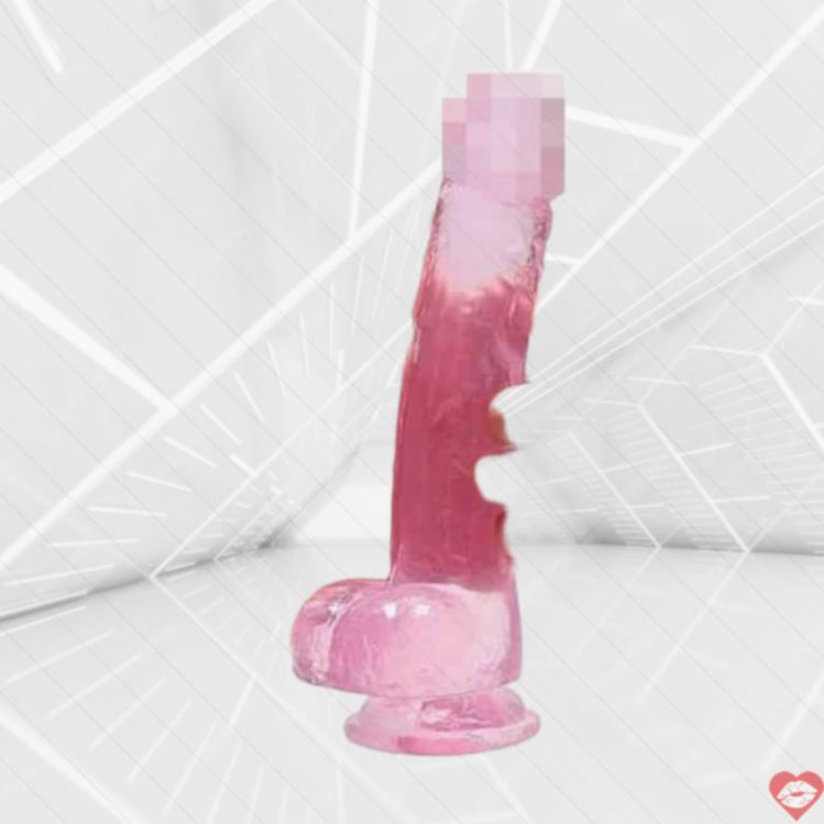 Shots Realrock Dildo 21cm Hồng TPE Hút Mạnh Mẽ