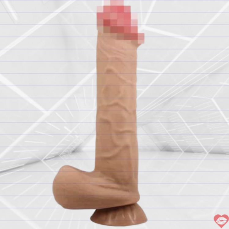 Fake dương vật Baile Sliding Skin 26cm da trượt thực tế