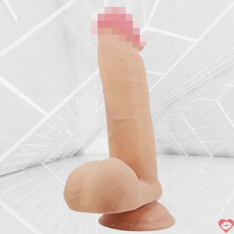 Baile Sliding Skin Dildo 20.5cm Di Động Thật