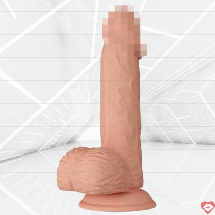 Baile Catoblepas Dildo 20.6cm Da Trượt Thật 4.4cm