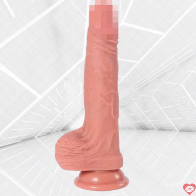 Dương Vật Giả Dual Layer 20cm Thực Tế Hút Đáy 