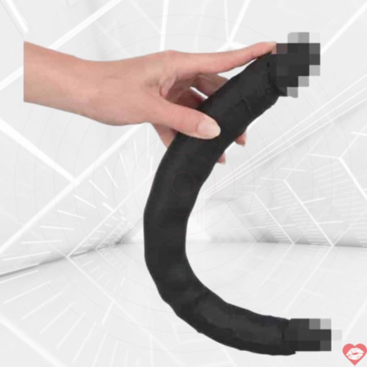 Orion Bad Kitty Dildo Đôi Đen 40cm Khủng 