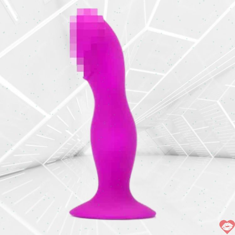 Booty Passion Baile 16cm Tím Silicon Hậu Môn