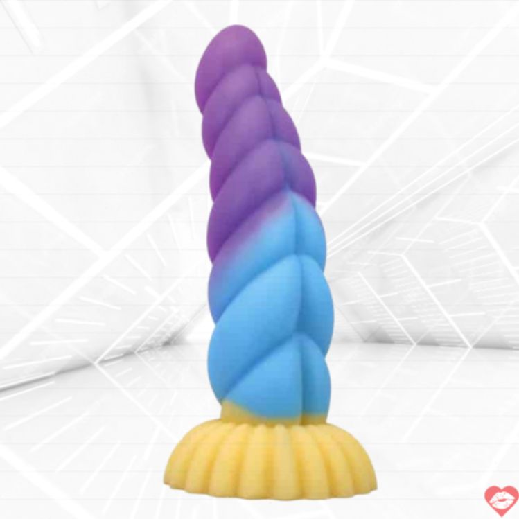 Baile Unicorn Dildo Silicone 22cm Lấp Lánh