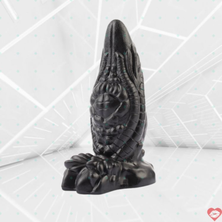 Chisa Monster Dildo Đen 19cm Realistic Khủng Khiếp 