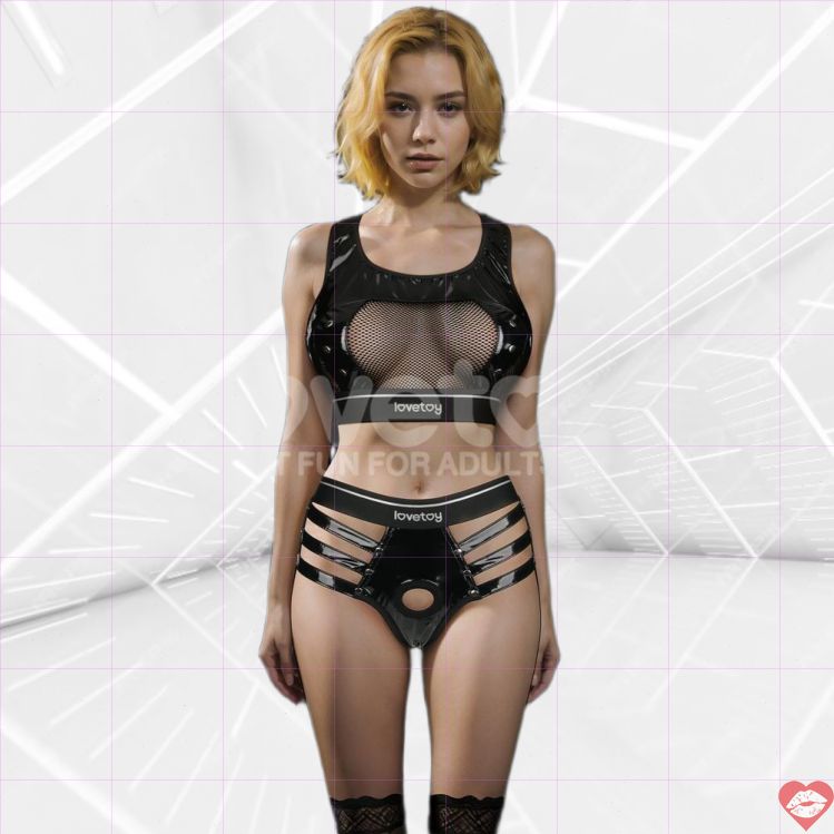 Lovetoy Rebellion Harness Đeo Dildo XS/S Đen