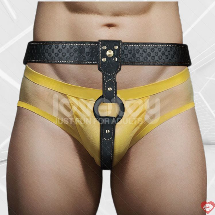 Lovetoy Strap-on Đen Điều Khiển Mạnh Mẽ Nữ Vương