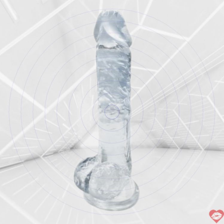 Magic Eyes Sword Fake Penis Hút Đĩa 19.5cm