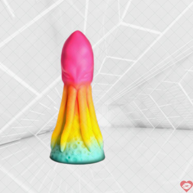 Dildo Kraken Bạch Tuộc Silicon 8.1