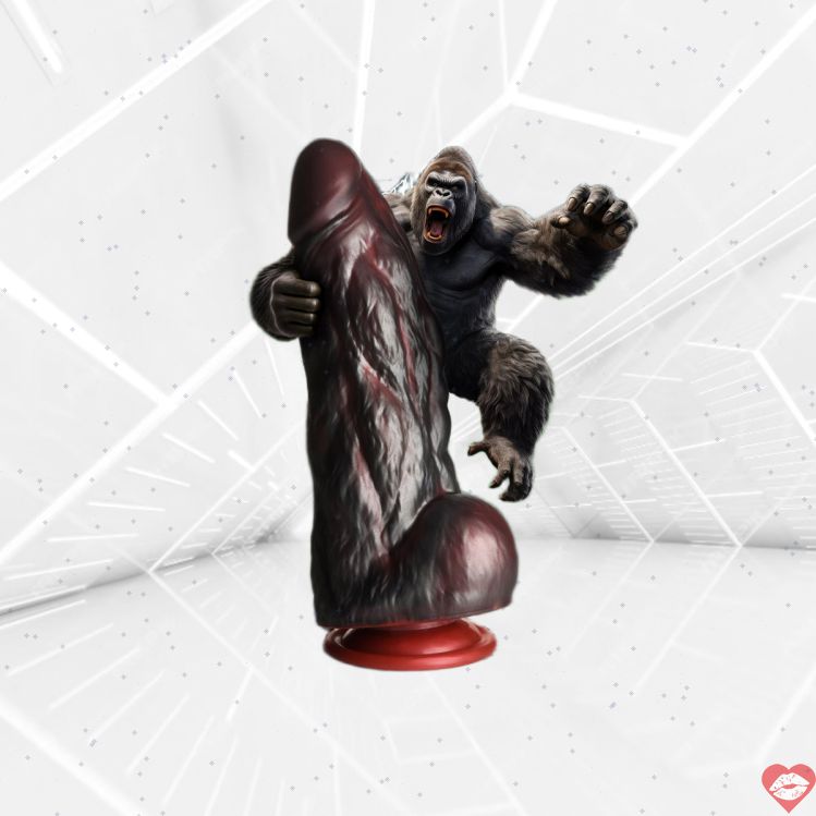 Dildo King Kong Silicone 23cm Khổng Lồ Mạnh Mẽ Hoang Dã