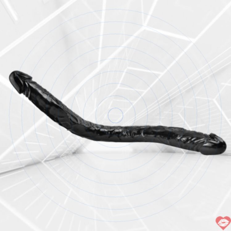 Dildo Đen Double Ended 56cm 2 Đầu Dài Khủng Khoái Lạc 