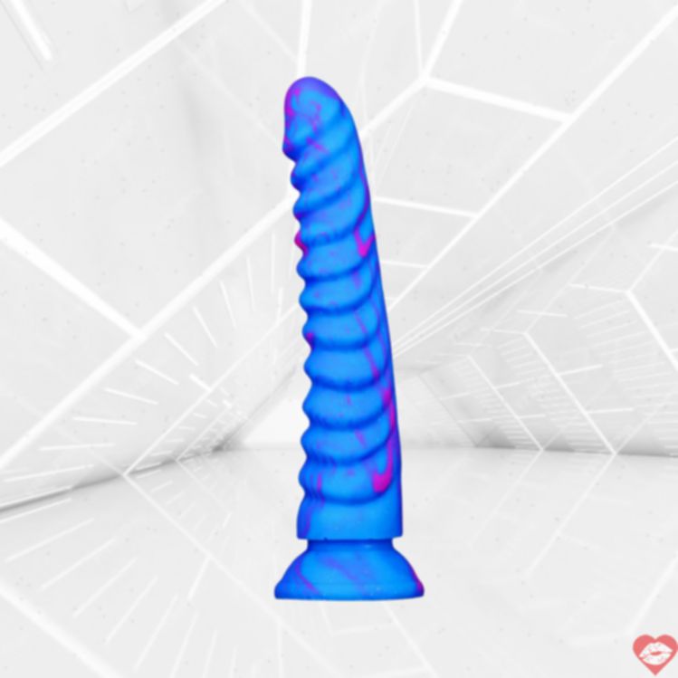 Dildo Quái Blue Dragon Xanh 21.8cm Fantasy Mạnh Mẽ 