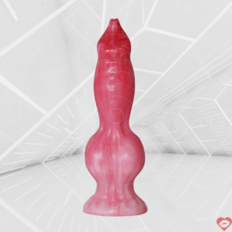 Sói Knotted Dildo Nhỏ Dễ Dàng Newbie Thú Vị 