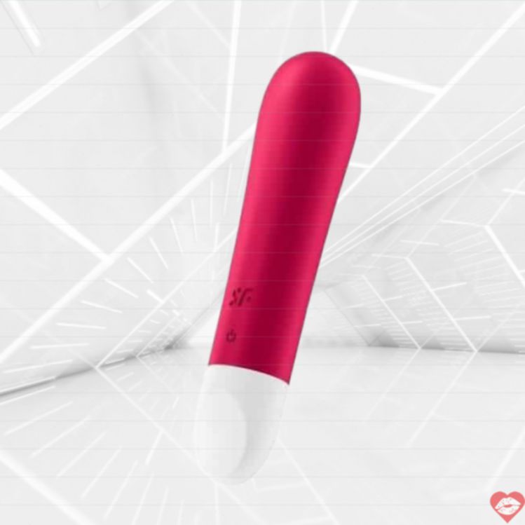 Satisfyer Bullet 1 Rung Đỏ Siêu Mạnh Pin Sạc Đa Tốc