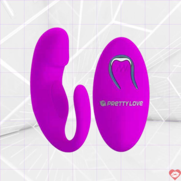 Pretty Love couple remote fuchsia rung đôi 9.7cm