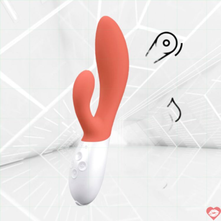 Lelo Ina 3 Rung Rabbit San Hô G Siêu Mạnh