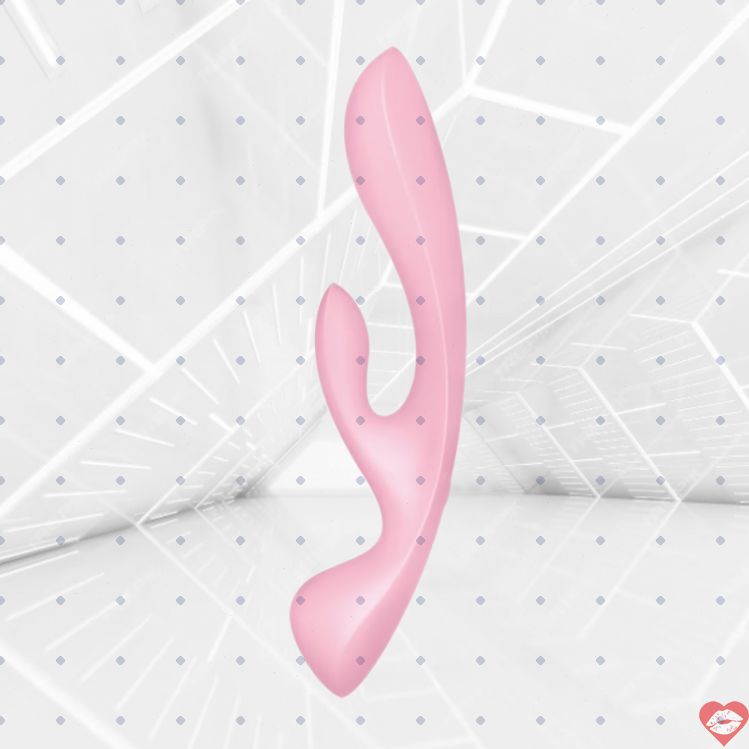 Satisfyer rabbit ba kích thích hồng 23.8cm chống nước