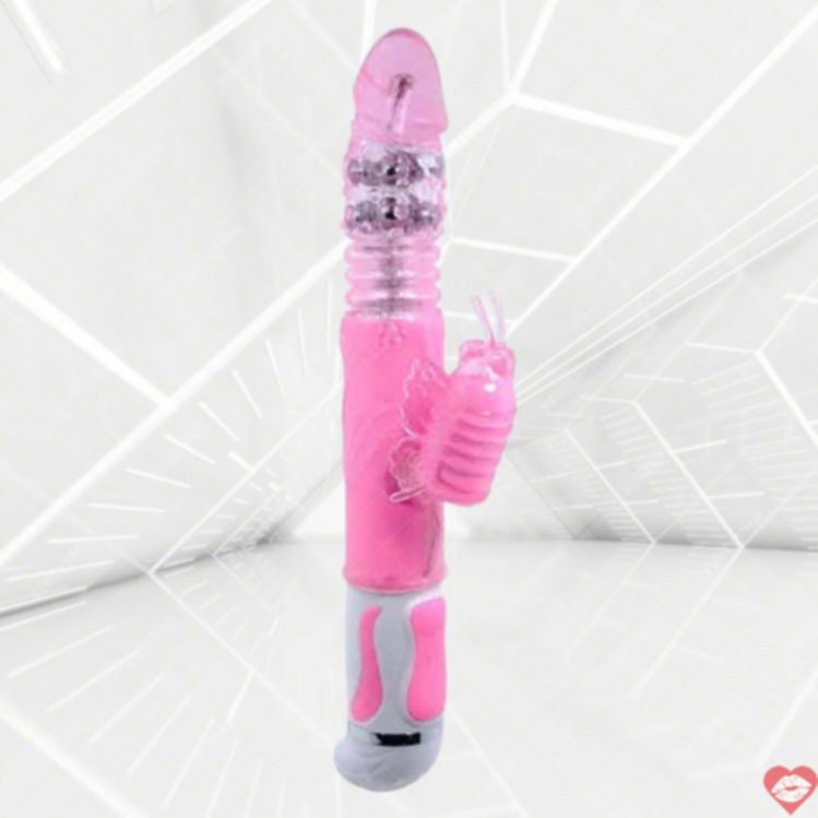 Baile Butterfly Rabbit Rotate Vibe Hồng 30.5cm Mạnh