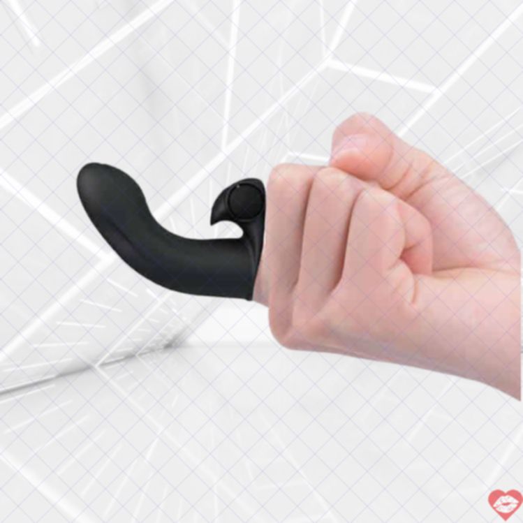 PrettyLove Adonis Finger Rung Đen Siêu Nhạy Cảm