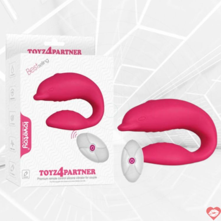 Lovetoy Toyz4Partner vibrator cặp radio hồng 9cm