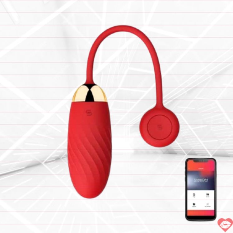 Svakom Ella Egg App Đỏ Rung Bluetooth Tinh Tế 