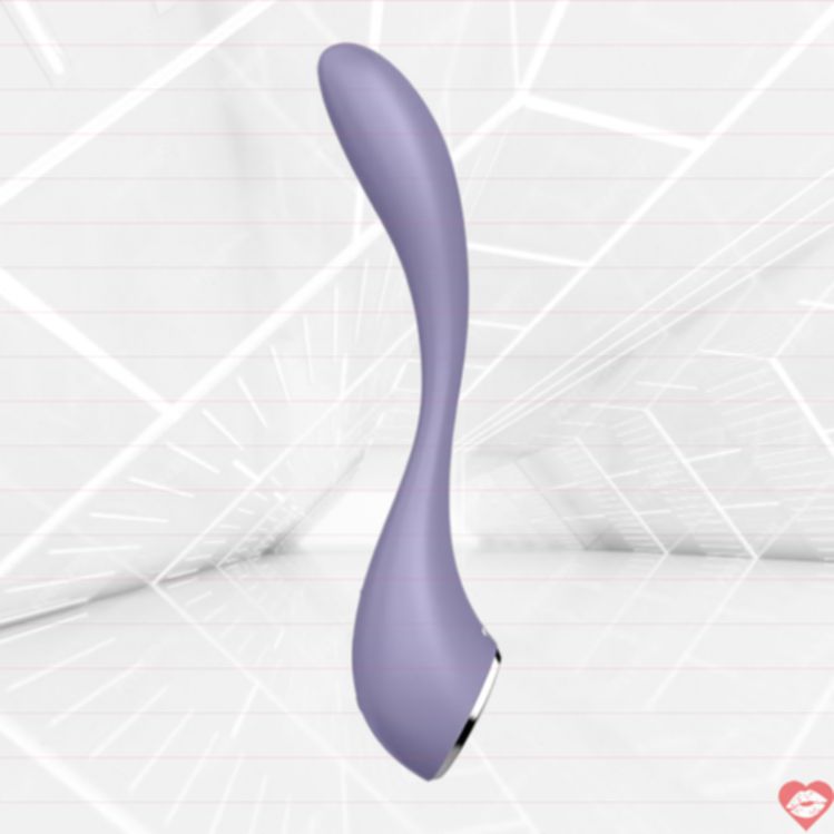 Satisfyer Flex 5 Plus G-spot tím nhạt 19.6cm linh hoạt chống nước