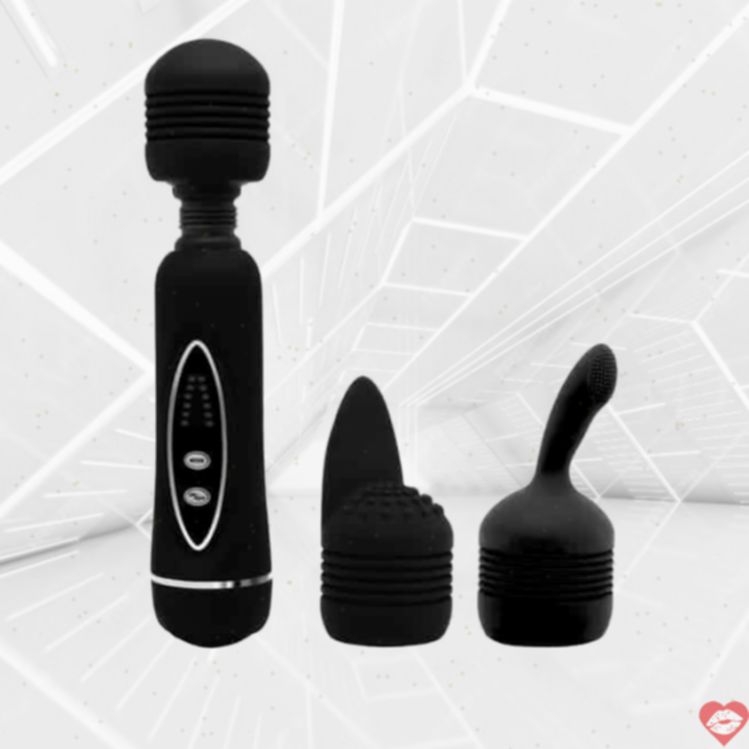 Vibro massage Pretty Love Black Wand đen nasad mạnh mẽ