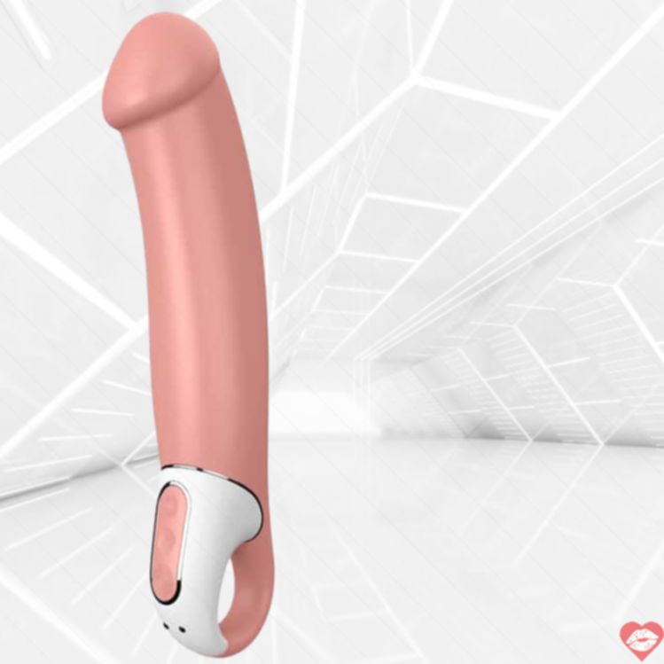 Satisfyer Master Vibrator Hồng Silicone Mạnh 23cm