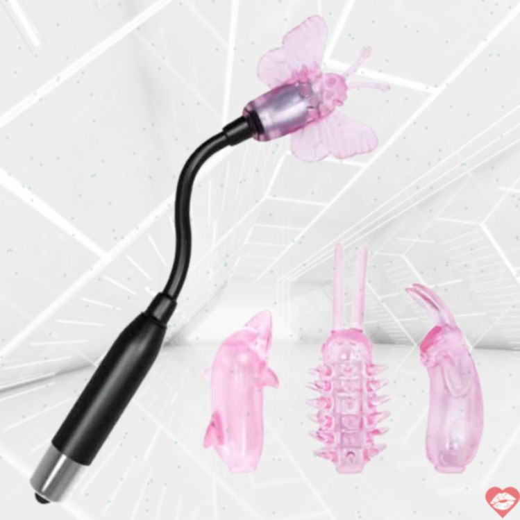 Baile Wizard Magic Wand Rung Đa Nắp Uốn Đen 21cm