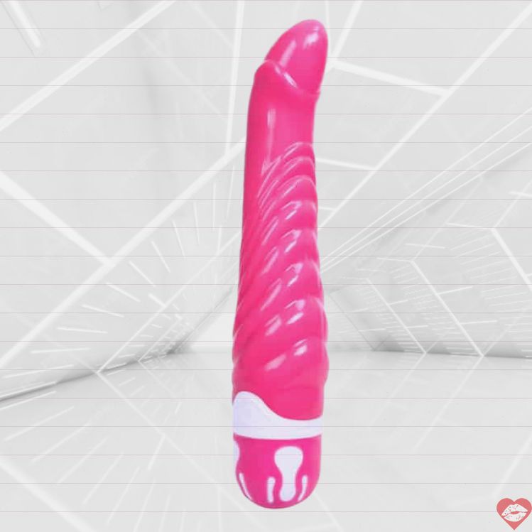Baile Realistic Cock Hồng TPE 21.8cm Rung Thật Nhấp