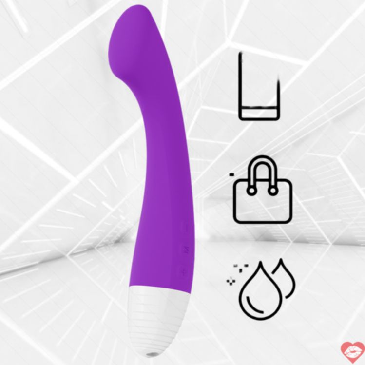 Vi brat G-spot Lelo Moka tím app silicone Thụy Điển